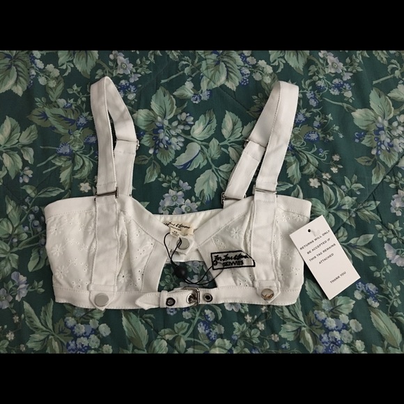 SOLD Daisy eyelet bustier - Picture 4 of 5